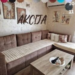 Prekrivači za nameštaj: Za ugaonu garnituru, bоја - Bež — 5