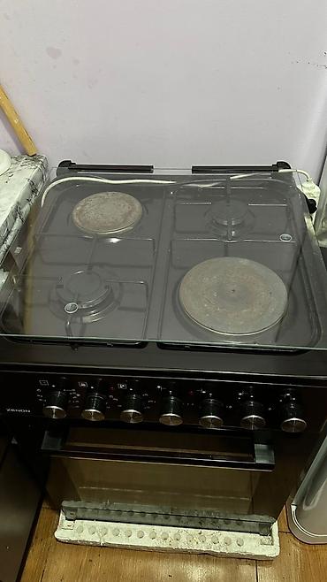 Печи, плиты: Газовая плита ZENON с духовкой - 4 газовые конфорки на варочной — 10