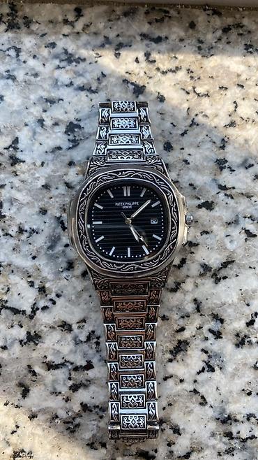 Наручные часы: Б/у, Наручные часы, Patek Phillipe, цвет - Серебристый — 1