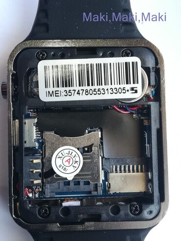 Ostali mobilni telefoni: Pametan Sat telefon plavi Smart sat je nov, nekorišćen, u originalnom — 8