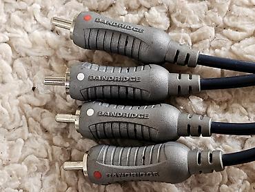 Kablovi i adapteri za kamere: Interconnect Činč RCA Bandridge High Performance OFC cable Audio — 10