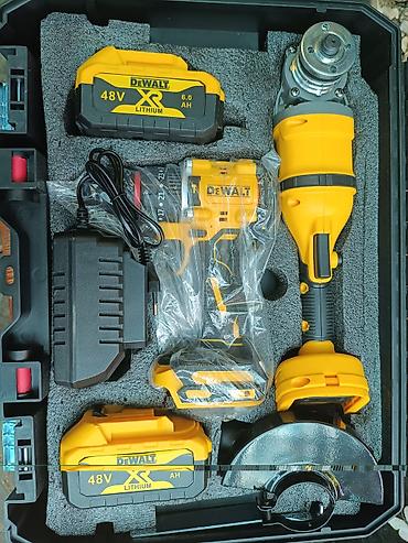 Электроинструменты: Набор аккумуляторного инструмента DEWALT в кейсе. Состав комплекта: - — 1