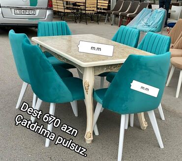 Sifarişlə masa və oturacaq dəstləri: Dördbucaq masa, Qonaq otağı üçün, 6 nəfər, Açılan, Azərbaycan, Zəmanətli -da lalafo.az — 10 Sifarişlə masa və oturacaq dəstləri: Dördbucaq masa, Qonaq otağı üçün, 6 nəfər, Açılan, Azərbaycan, Zəmanətli — 10