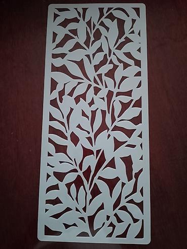 qapi dekoru: Dekorativ şablon dəsti . Ölçü 13×30 sm. giymət 1 dənəsəsinə aitdir — 9