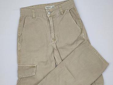 cargo pull and bear: PULL&BEAR, Spodnie cargo damskie, rozmiar 2XS — 1