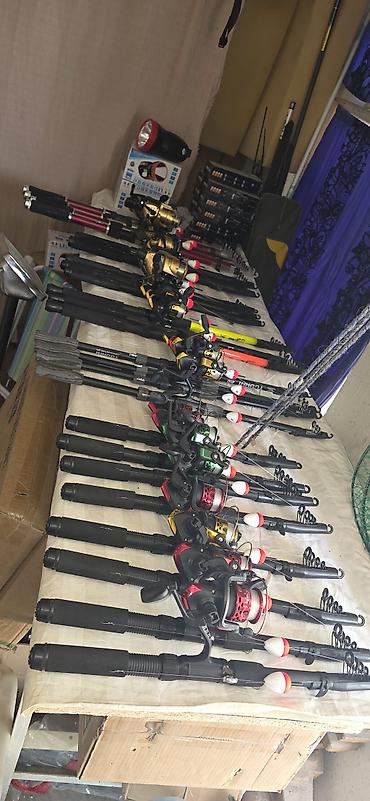 Удочки и спиннинги: Продаю удочки новые в сборе готовые от 2.1 метра и — 4