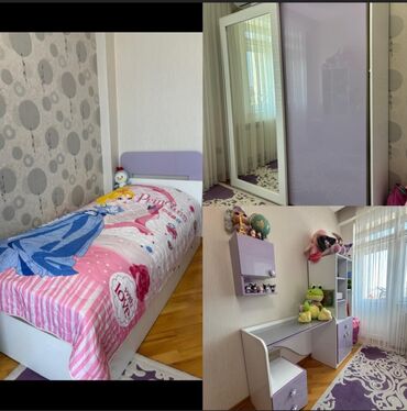 taxt ucun matras: Qız üçün, İşlənmiş, Təknəfərlik çarpayı, Yazı masası, Dolab, Tumba