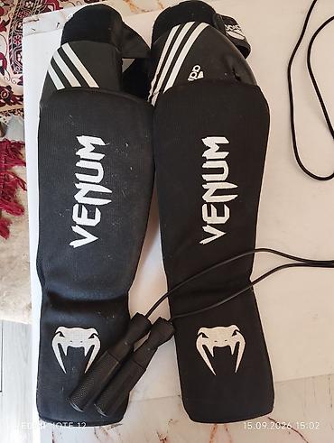 кимоно для дзюдо: Boks/MMA üçün idman dəsti - Adidas boks əlcəkləri: Qara rəng, Velcro — 2