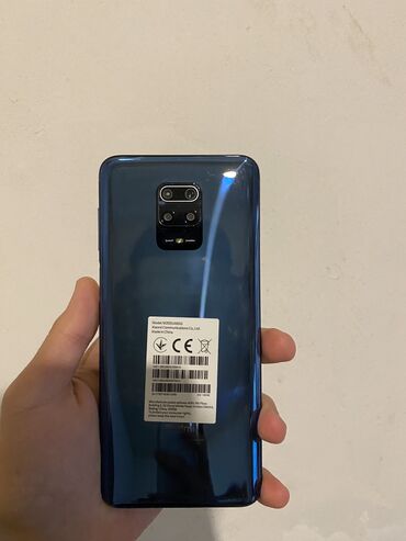 redmi 9 ucun kabrolar: Xiaomi Redmi Note 9 Pro, 128 GB, rəng - Göy, 
 Barmaq izi, Face ID, Sensor