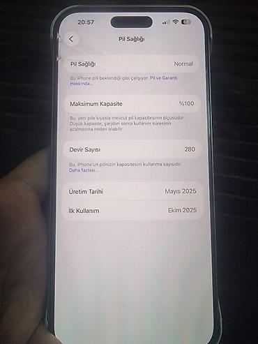 iphone 17 pro max dubai qiymeti: IPhone 16 Pro Max, 256 GB, Blue Titanium, Zəmanət — 1