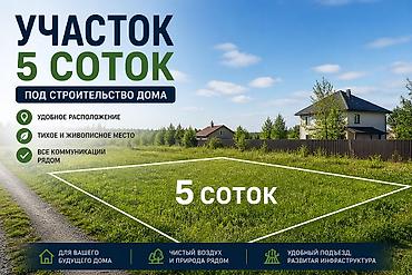 с выходом на речку: 5 соток, Для строительства, Красная книга — 1