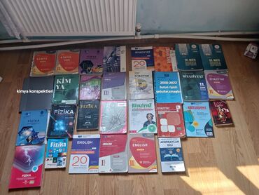 məktəbə hazırlıq kitabları: Müxtəlif fənlər üzrə dərsliklərdən ibarət geniş kolleksiya. Bu