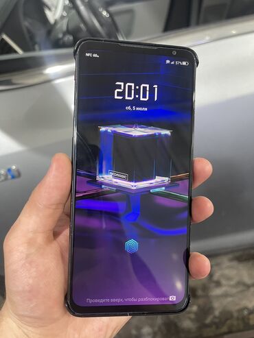 кейс для пк: ZTE Nubia Red Magic 6S Pro, Б/у, 128 ГБ, цвет - Серый, 2 SIM
