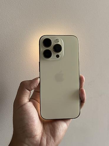 IPhone 14 Pro, Б/у, 256 ГБ, Matte Gold, 90 %