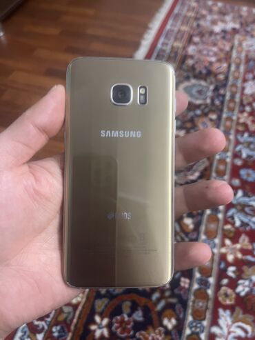 samsung s6 edge plus qiymeti: Samsung Galaxy S7 Edge, 32 GB, rəng - Qızılı, Barmaq izi