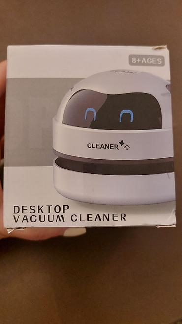 Masaüstü Mini Tozsoran – “Cleaner” - Kompakt, dairəvi dizayn: masada
