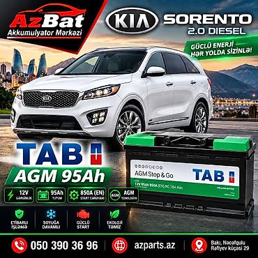 TAB, 95 ah, Orijinal, Almaniya, Yeni