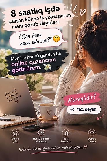 berber is: SMM menecer, 20 yaş, Təcrübəsiz, Onlayn iş — 1