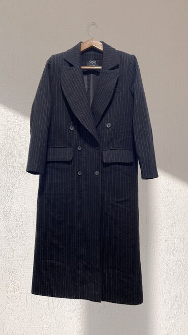 женские атласные юбки: Пальто, Осень-весна, Длинная модель, S (EU 36)