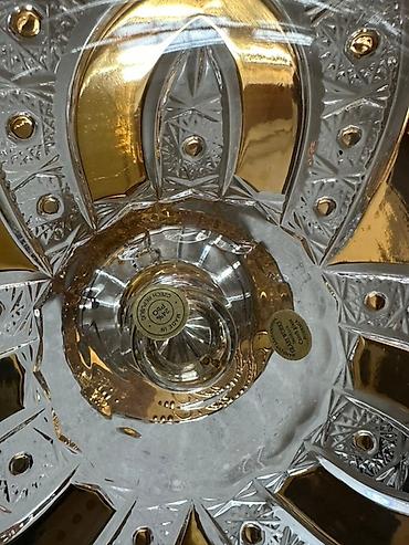 на ножках: Богемская хрусталь (Bohemia), ручная работа. Хрустальные вазы на — 4