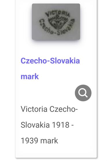 Čajnici: Bokal nov iz 1918 do 39g Victoria Cehoslovacka. Bokal perfektan — 2
