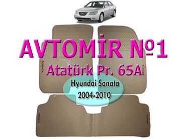 hyundai sonata aksesuar: Hyundai Sonata 2004-2010 üçün silikon ayaqalti 🚙🚒 Ünvana və Bölgələrə