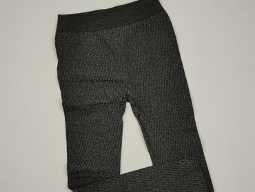 legginsy z prążkowanej dzianiny: Legginsy damskie, M