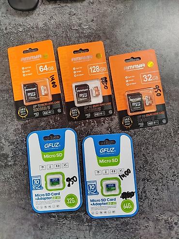Карты памяти microSD с адаптером SD Для