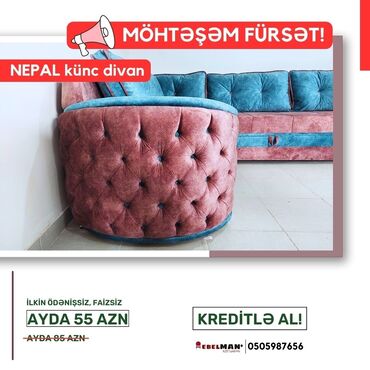 Divanlar: Künc divan, Yeni, Açılan, Bazalı, Parça, Şəhərdaxili pulsuz çatdırılma — 10