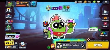 Asia: Brawl stars hesabı. 78 karekter. 26109 kupa. Spike karekteri üzərə