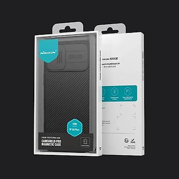 Maske i futrole za telefone: Futrola Nillkin Cam Shield Pro za Iphone 16 Plus (6.7) crna. Uz brzu — 15