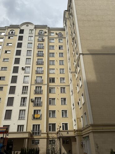 купить квартиру на рассрочку: 2 бөлмө, 73 кв. м, Элитка, 14 кабат, ПСО (өзү оңдоп түзөтүп бүтүү үчүн)