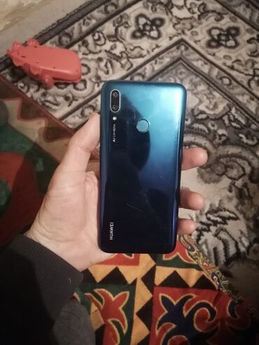 cherez p: Huawei P Smart 2019, Б/у, 64 ГБ, цвет - Синий, 2 SIM