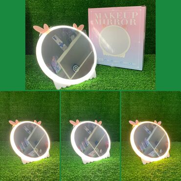 Игрушки: Кольцевая лампа с зеркалом + с подсветкой (три цвета: белый, тёплый