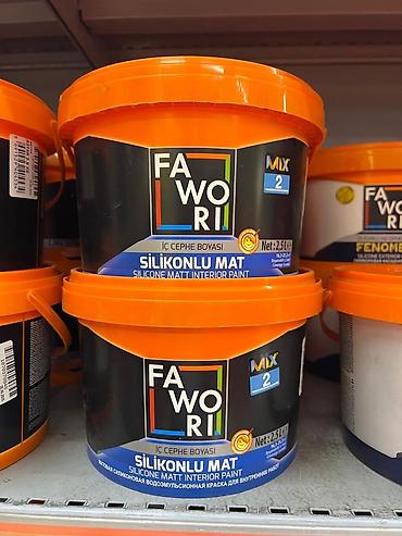 Краска Fawori Silicone Matt Interior Paint (Silikonlu Mat) — матовая
