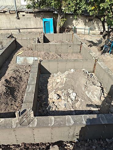 Бетонные работы: Фундамент монолит лестница куйабыз — 3