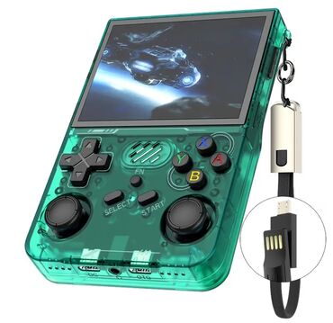 v8 finder купить: R36XX portativ oyun konsolu 128gb ArkOS sistemi ilə, Linux la səhf