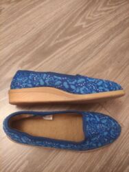 женские коралловые туфли: Tuflilər, Ölçü: 37.5, rəng - Göy, Yeni