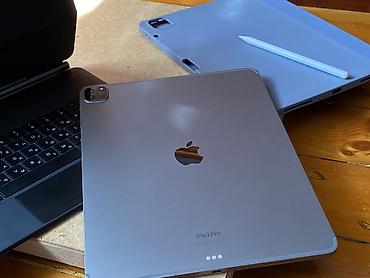 Планшеты: Планшет, Apple, память 128 ГБ, 12" - 13", 4G (LTE), Б/у, Классический цвет - Серебристый — 5