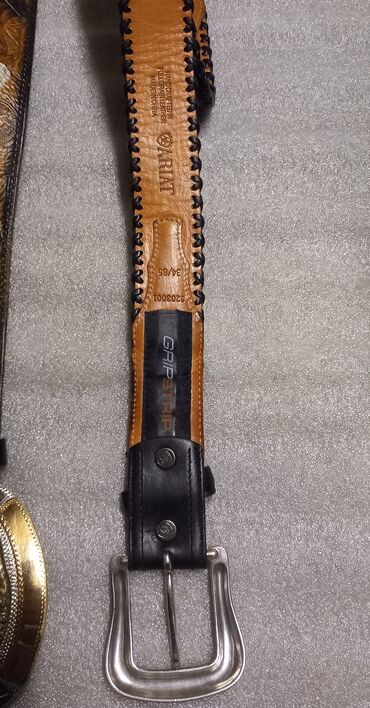 Ремни и пояса: Ремень, Другой бренд, Материал: Натуральная кожа, Мужские, Б/у — 6