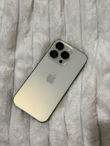 айфон 4 купить бу: IPhone 14 Pro, Колдонулган, 512 ГБ, Matte Gold, Кабель, 80 %