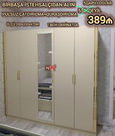 Dolablar: Satılır: *birbaşa istehsalçıdan 5 qapılı dolab* Qeyd:Yenidir, başqa — 1