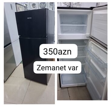 Yemək hazırlamaq üçün texnika: 2 qapılı Riffel Soyuducu Satılır, rəng - Qara, Kredit var