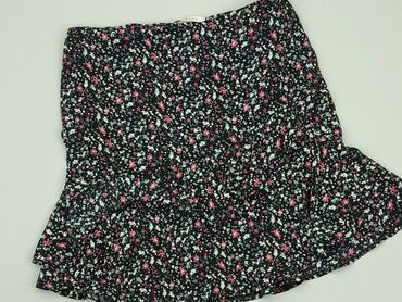 czarne lniana spódnice: Skirt, S (EU 36), condition - Very good