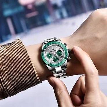 Ručni satovi: PAGANI DESIGN PD-1644 Sport - 40mm - Zelena -Rolex Daytona — 18