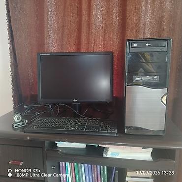 studiya və konsertlərucun kalonkalar: Masaüstü kompüter seti – LG monitor + sistem bloku + klaviatura + — 3