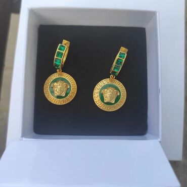 Bijuteriya dəstləri: Versace sırqa qolbaq dəsti orginal qutusu ilə — 13