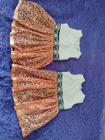 пошив верхней одежды: Балдар көйнөгү, түсү - Ток сары, Колдонулган