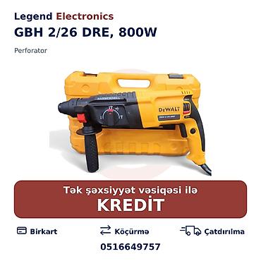 acar yazan: Elan başlığı: Perforator GBH 2/26 DRE, 800W Elan mətni: Perforator — 1
