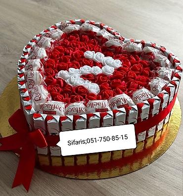 pion buket: Hediyyelik sokolad buketleri ve sebetleri sifarisle hazirlanir — 5